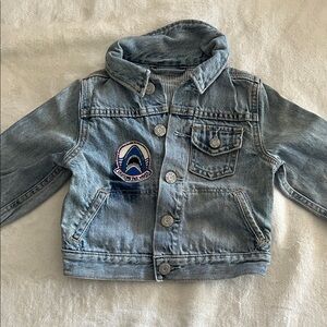 Baby Gap Toddler Denim Jacket with Shark Patch